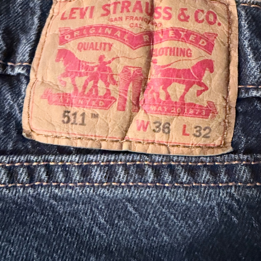 Levi's Men's Dark Blue Slim Jeans